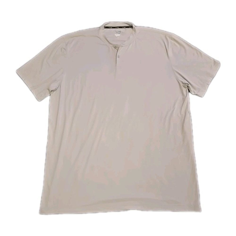 TGW T-Shirt Men's XXL Grey Performance Tee Short Sleeve Athletic Golf Tee